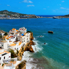 Sa Penya District in Ibiza Town, Balearic Islands, Spain © nito