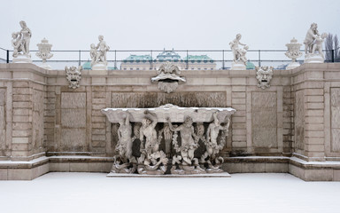 Fototapeta premium BelvedereBrunnen