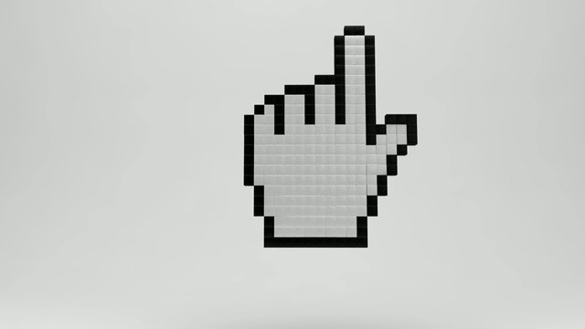 Puntatore Mouse Mano ECommerce, ecommerce, pixel con Alpha
