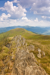Fototapeta na wymiar Polonina Carynska. Bieszczady Mountains