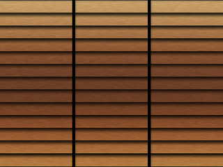 Wooden shutters