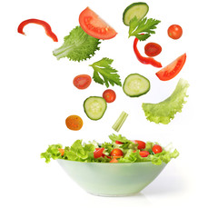 salad with vegetable