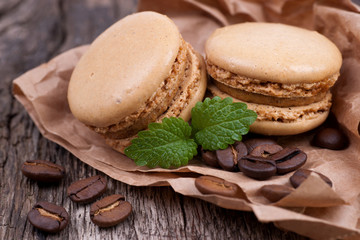 Macarons, Kaffeebohnen