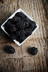 blackberry in bowl