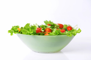 salad with vegetable