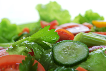 salad with vegetable