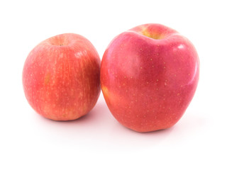 Two red apple
