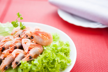 Boiled shrimp small size