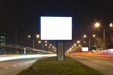 Blank bilboard