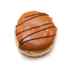 Donut isolated on a white studio background