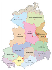Verwaltungsbezirke der DDR