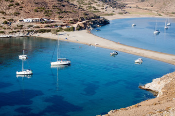 Obraz premium yacht rest in Greece