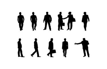 business people silhouettes