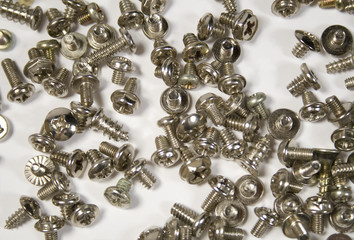 Screws isolated