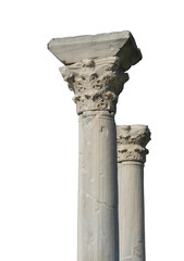 Isolated ancient columns