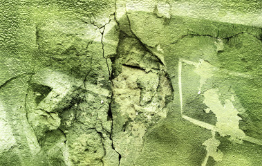 Grunge cracked wall