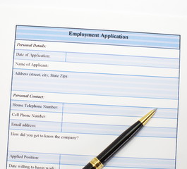Employment application