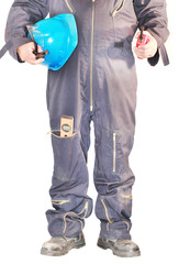 Industrial worker uniform with equipment