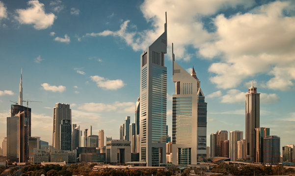 Skyscrapers of Dubai Skyline