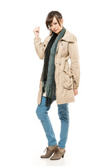 Fototapeta premium autumn woman