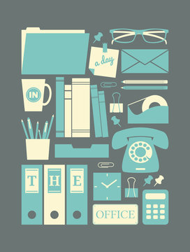 Retro Office Icons