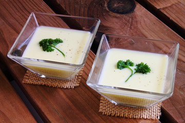 Sopa de puerro o vichyssoise