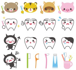 歯科　イラスト