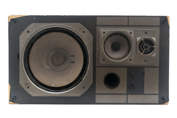 Damaged retro speaker
