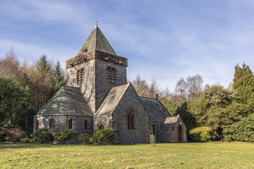 Fototapeta na wymiar Budynek, Kościół, Southwick kościół parafialny, Dumfries i Galloway