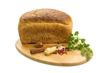 Bread with parsley and nuts