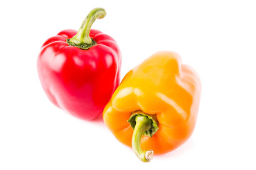 Colored sweet peppers. Health eating concept, diet.