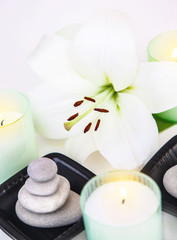 Still life in spa salon