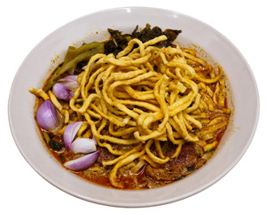 Khao soy , noodle with curry , northern Thai food