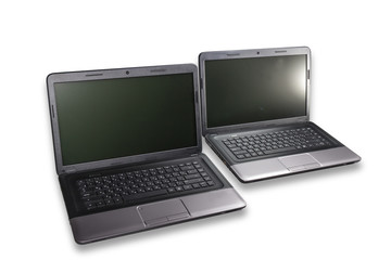 two laptops