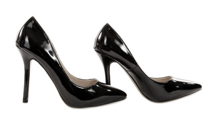 Black high heels pump shoes