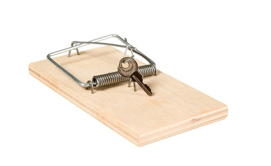 A mouse trap with keys