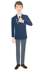 ビジネスマン　お任せください