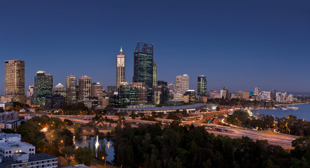 Fototapeta na wymiar Perth panorama