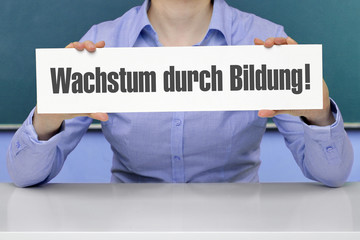 Wachstum durch Bildung