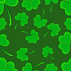 Seamless background for Happy St. Patrick's Day.