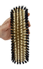 BRUSH FACE WITH HAIR