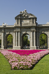 Naklejka premium The Alcala Gate. Madrid. Spain.