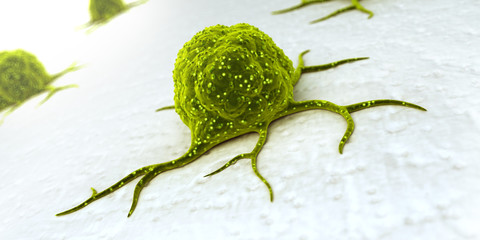 Obraz premium 3d rendered illustration of a cancer cell