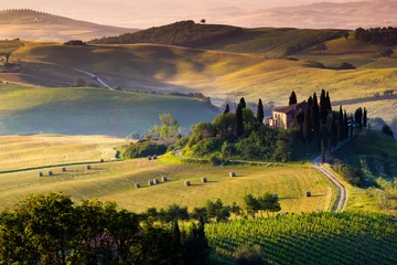 Fotobehang Podere in Toscana, Italia © ronnybas