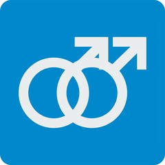 Homo Ehe Symbol Pictogramm - 50010618