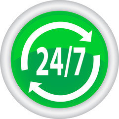 Иконка, значок, 24/7