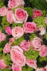 pink flower arrangement