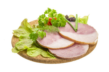 Bacon with vegetables
