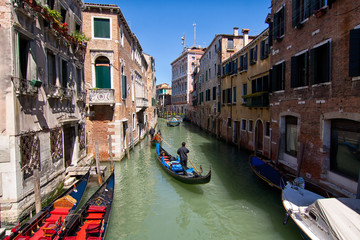Fototapeta na wymiar Gondola w Wenecji