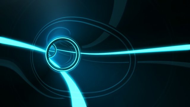 futuristic tunnel loop